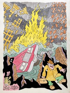 Dibujos y acuarelas de paisajes