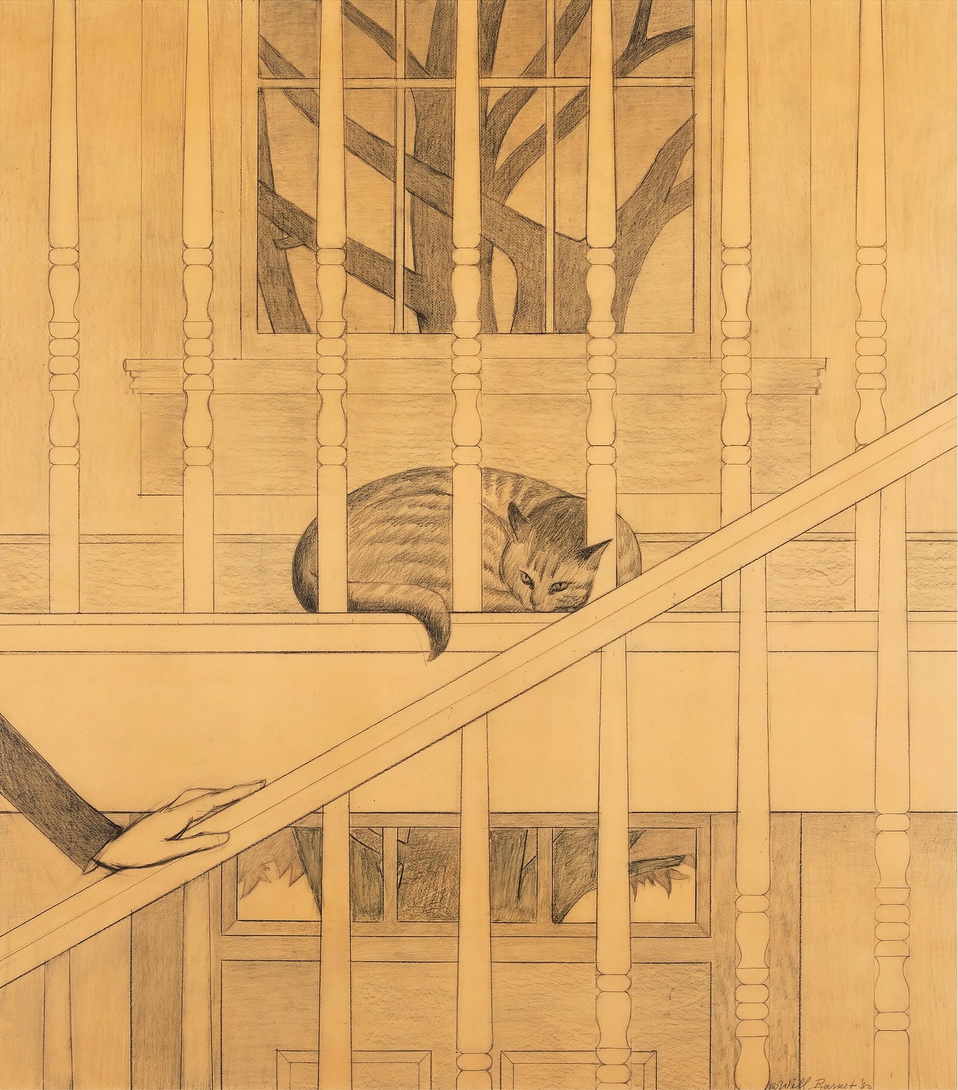 Cat Nap - Study for "Anticipation"