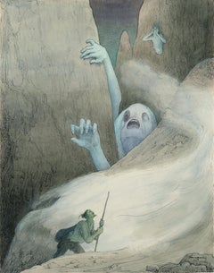 Landscape Drawings and Watercolors