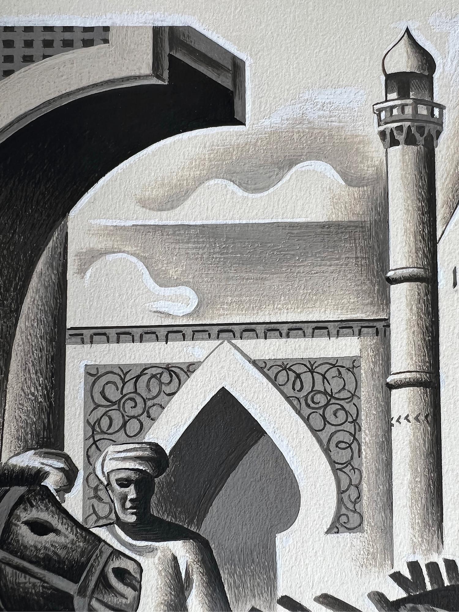 Arabianische Nachte The Thousand and One Nights  Esel Scheherazade, Islam (Art déco), Art, von  Gustaf Tenggren