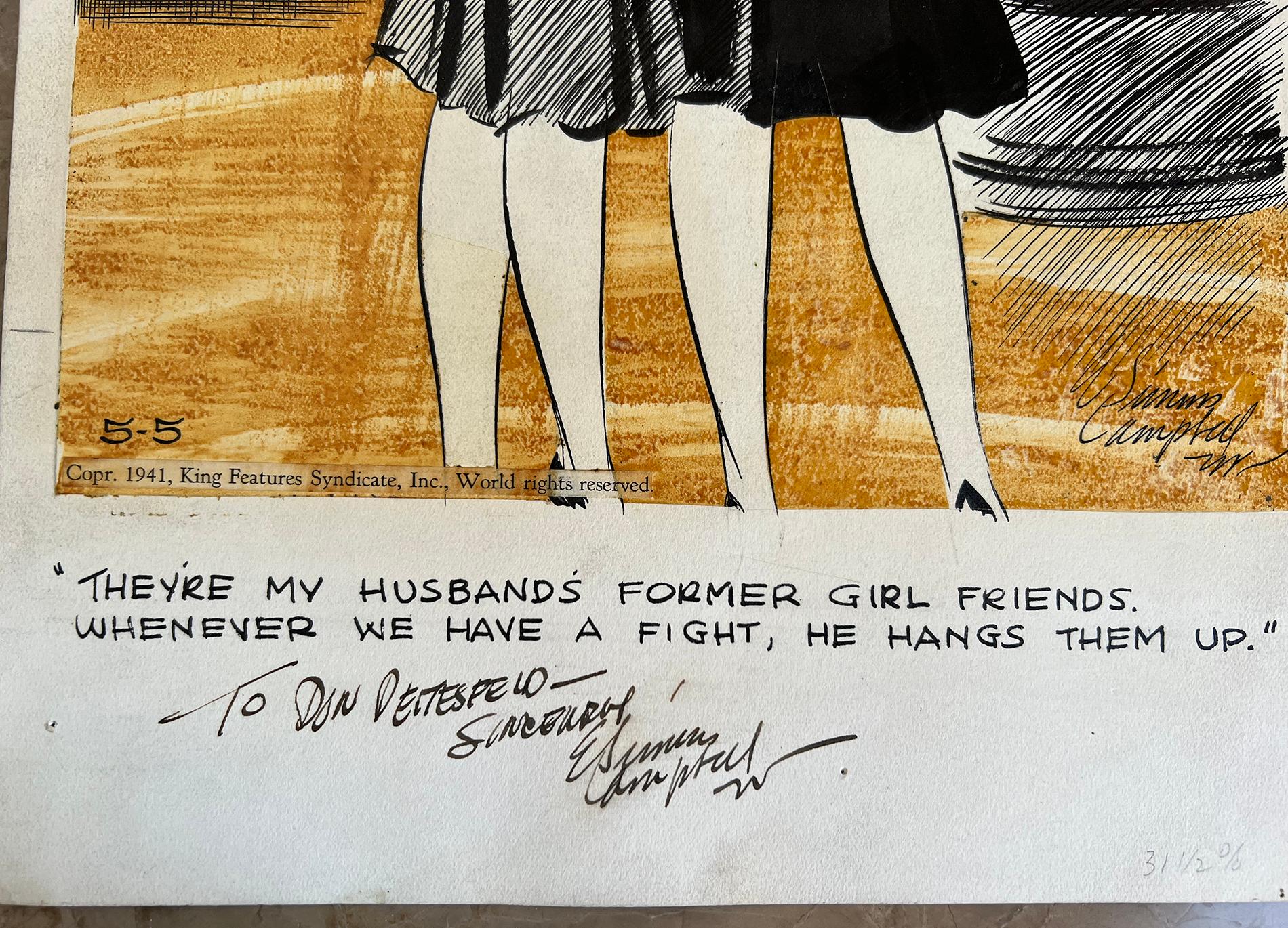 Tira cómica Cuties - E. Simms Campbell
Mi marido Antiguas amigas - Primer ilustrador/caricaturista negro,