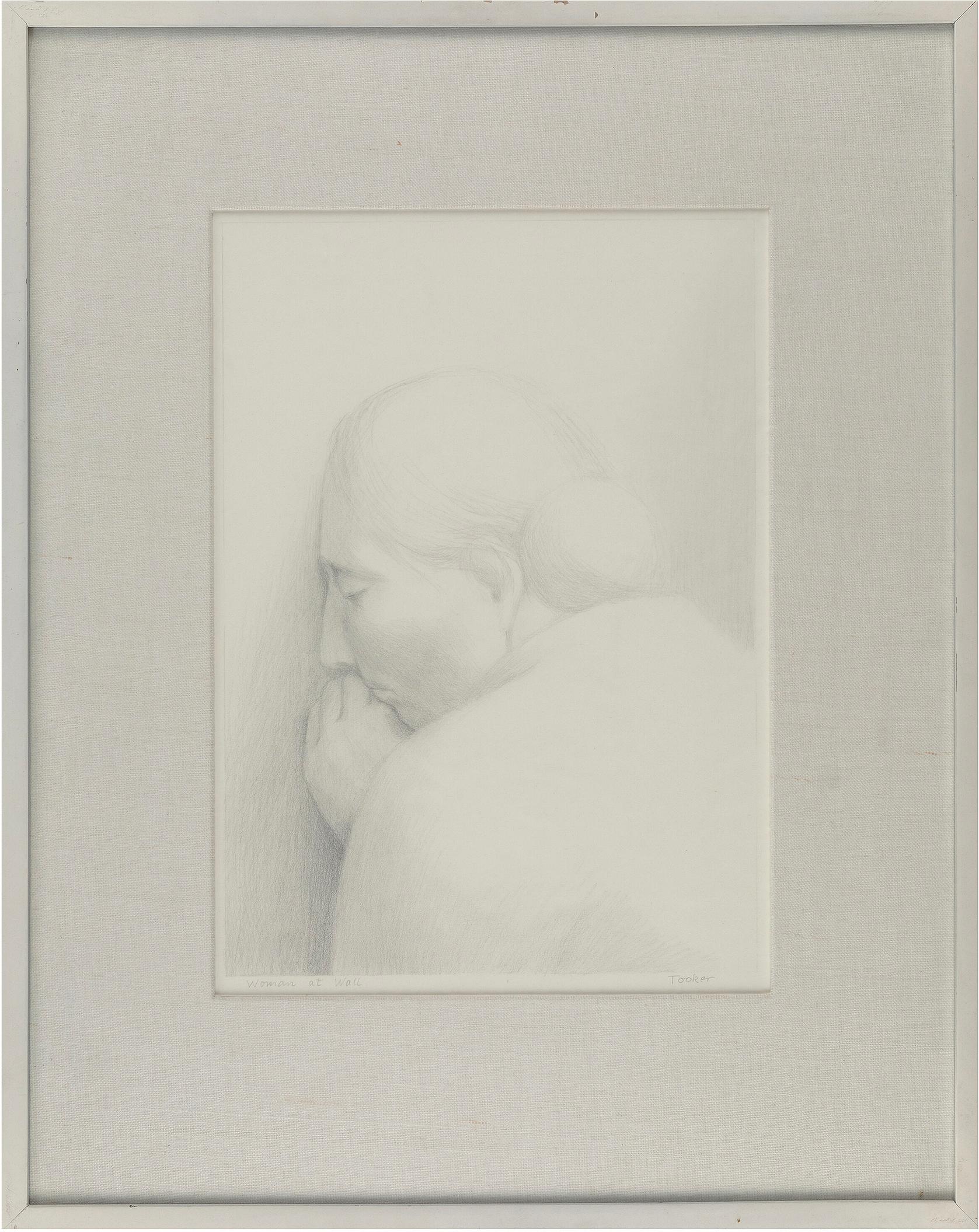Mujer en la pared - Art Realista de George Tooker