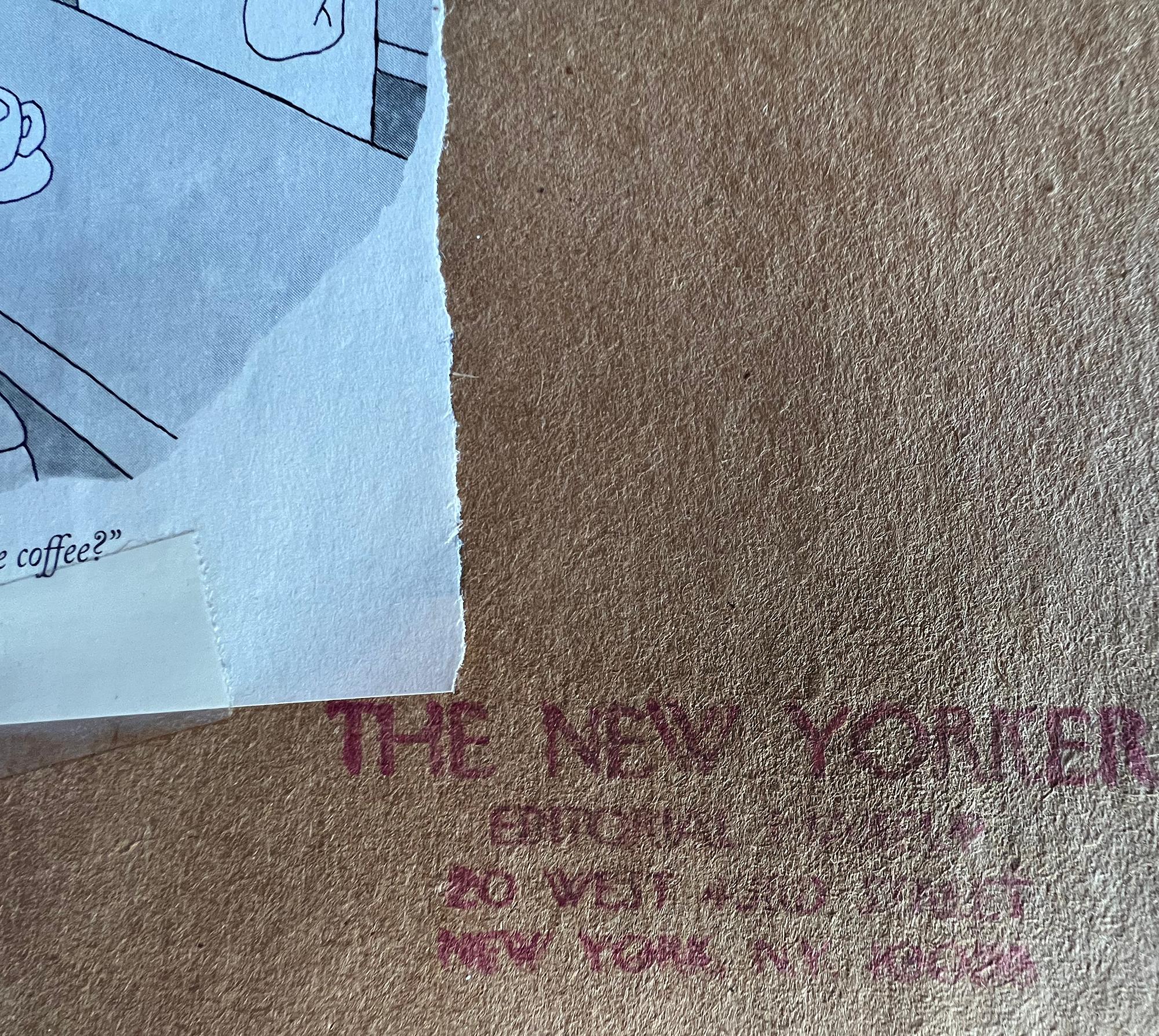 Che ne dici di un po' più di caffè, vignetta del New Yorker in vendita 2