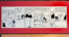 Tippie Comic Strip Original Art  - Female Cartoonist