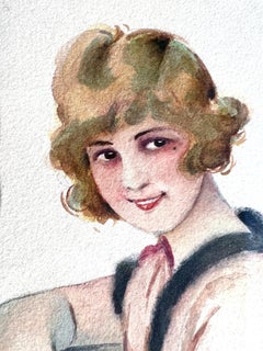 Risque Pedicure by Angel,   Les Ongles, Boudoir style, Female Illustration