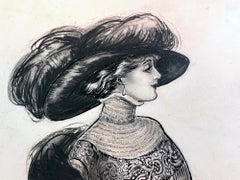 Illustration de magazines Vogue du début du siècle - Illustration de femme illustratrice