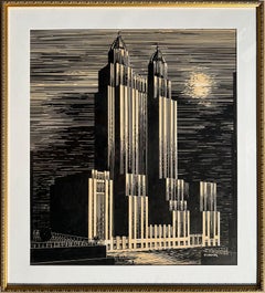 Illustrazione Waldorf Astoria Art Deco