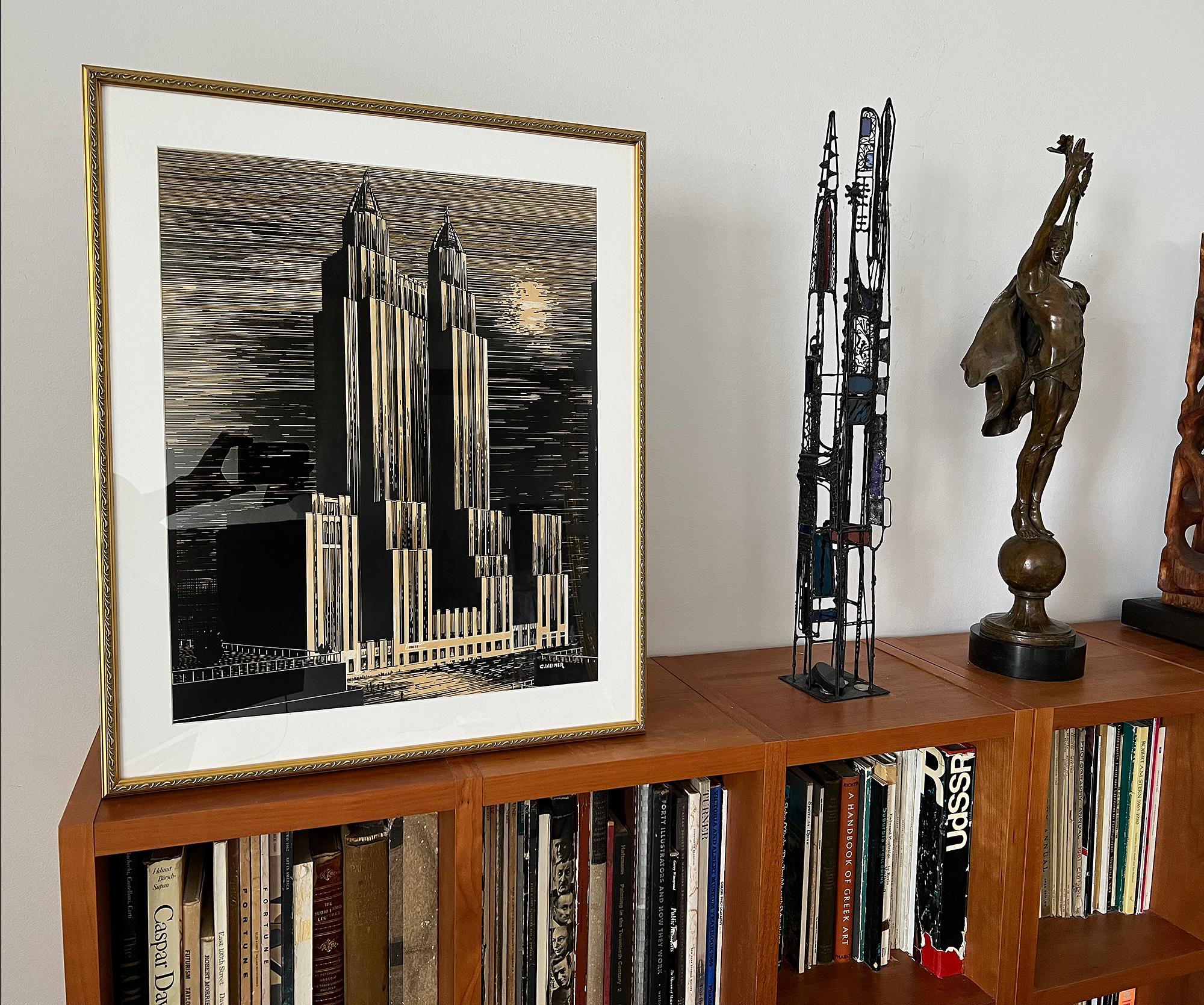 Waldorf Astoria Art Deco Illustration  For Sale 4