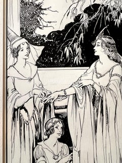 Le dame di corte vestono Gerda - Donne Illustratrici