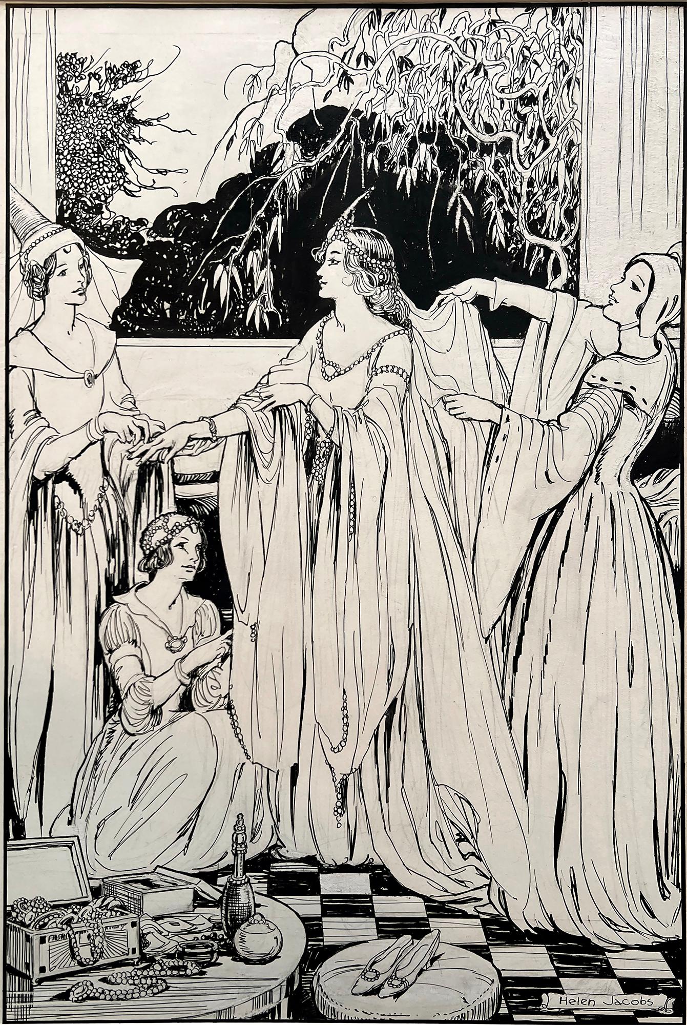 The Court Ladies Dressed Gerda – Damen-Illustratorinnen