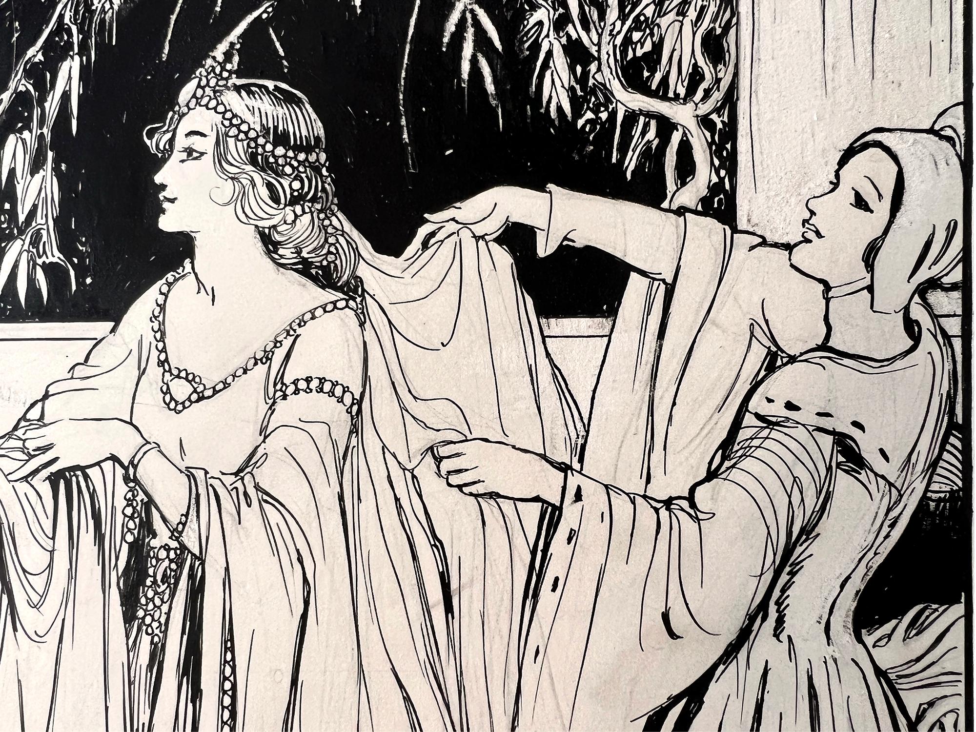 Gerda - « The Court Ladies Dressed » - Illustrateurs pour femmes en vente 4