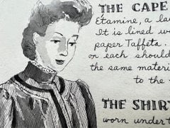 Street Costumes, Gay Nineties Fashion - Female Illustrator