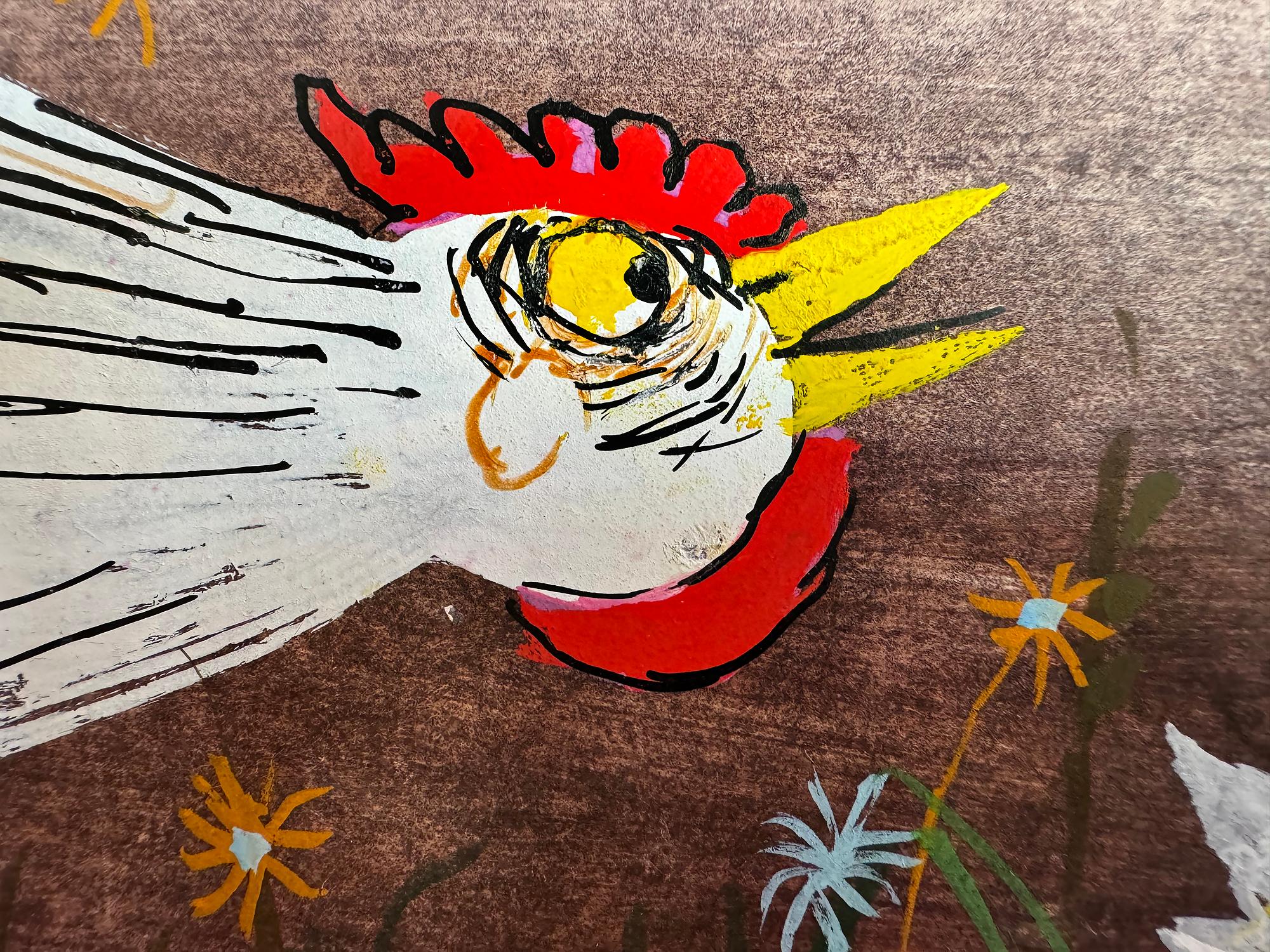 Greet pour enfant et mère poulet  Naissance de  a Chick, illustration de livre pour enfants en vente 2