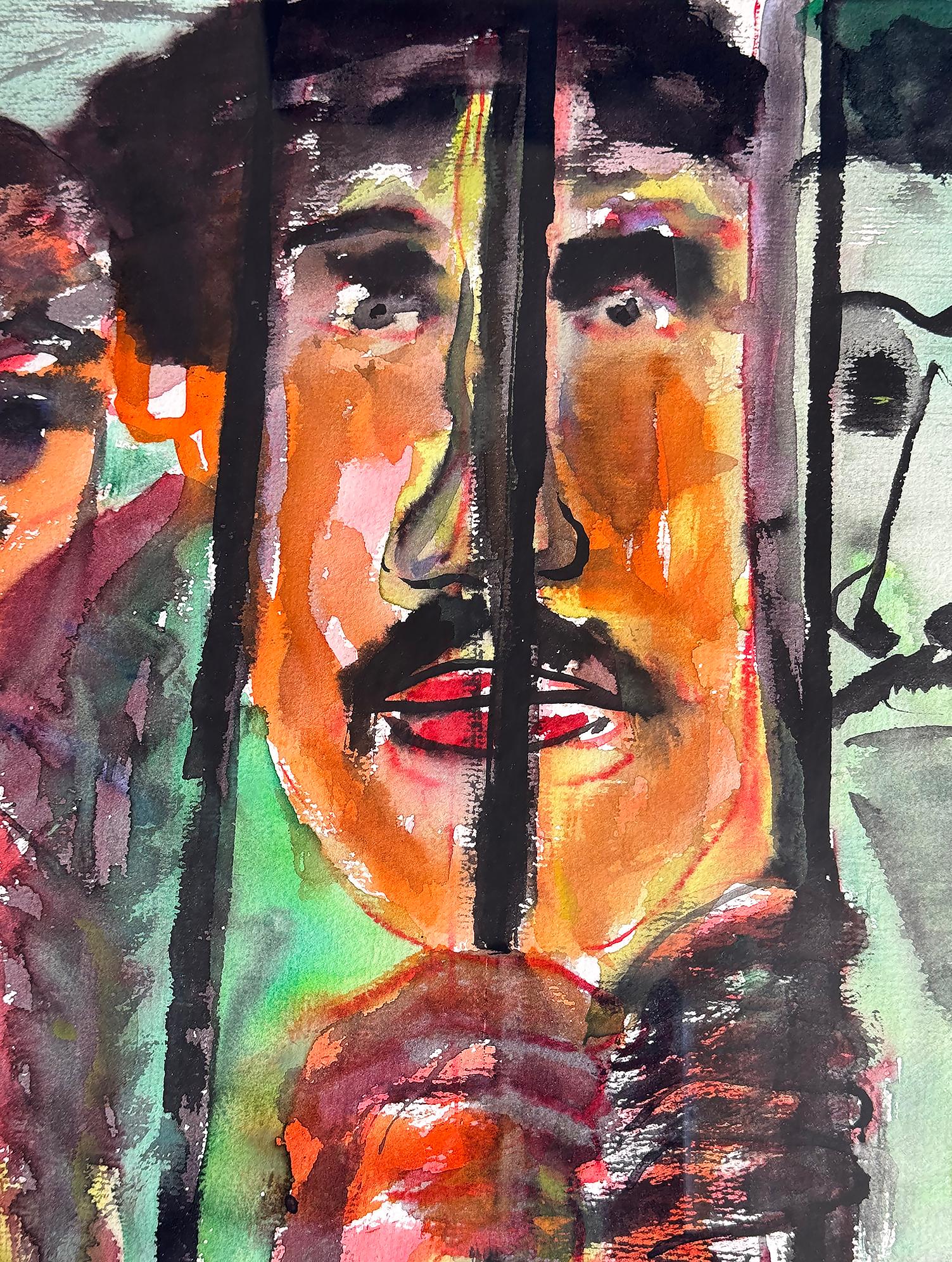 Poder Negro, Prisioneros del Motín de la Prisión de Attica  Justicia racial - Arte afroamericano en venta 3