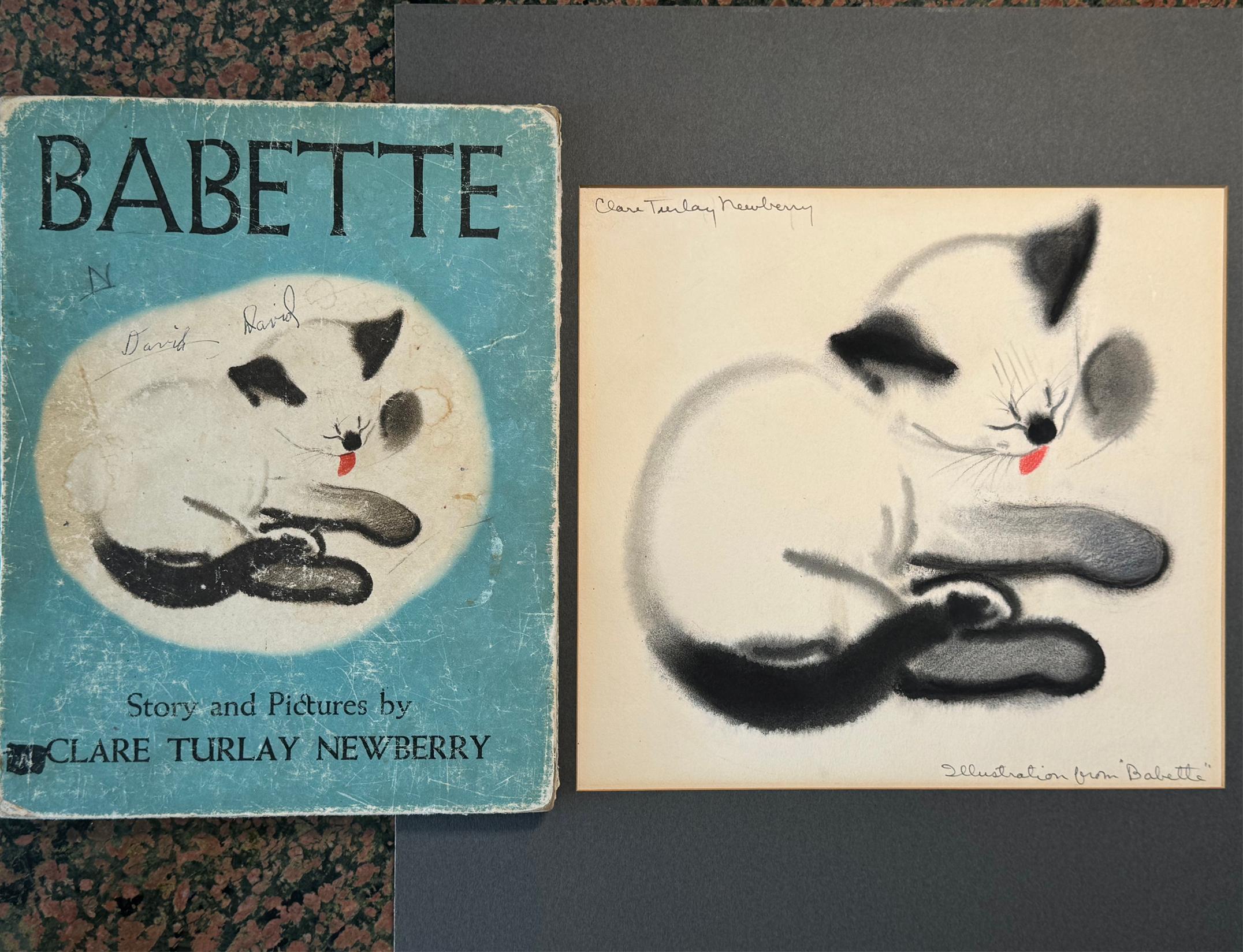 Babette il gatto, illustratore donna in vendita 1