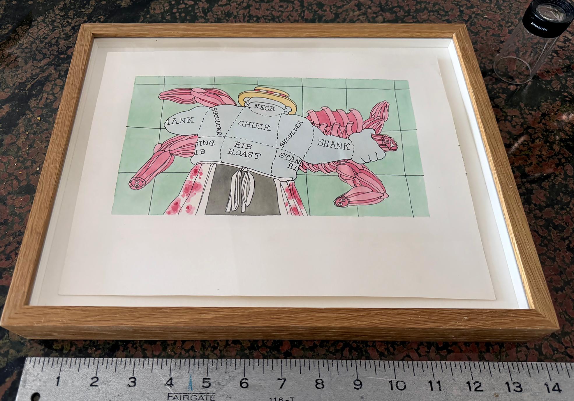 El hombre se convierte en su obra - Viñeta en venta 3