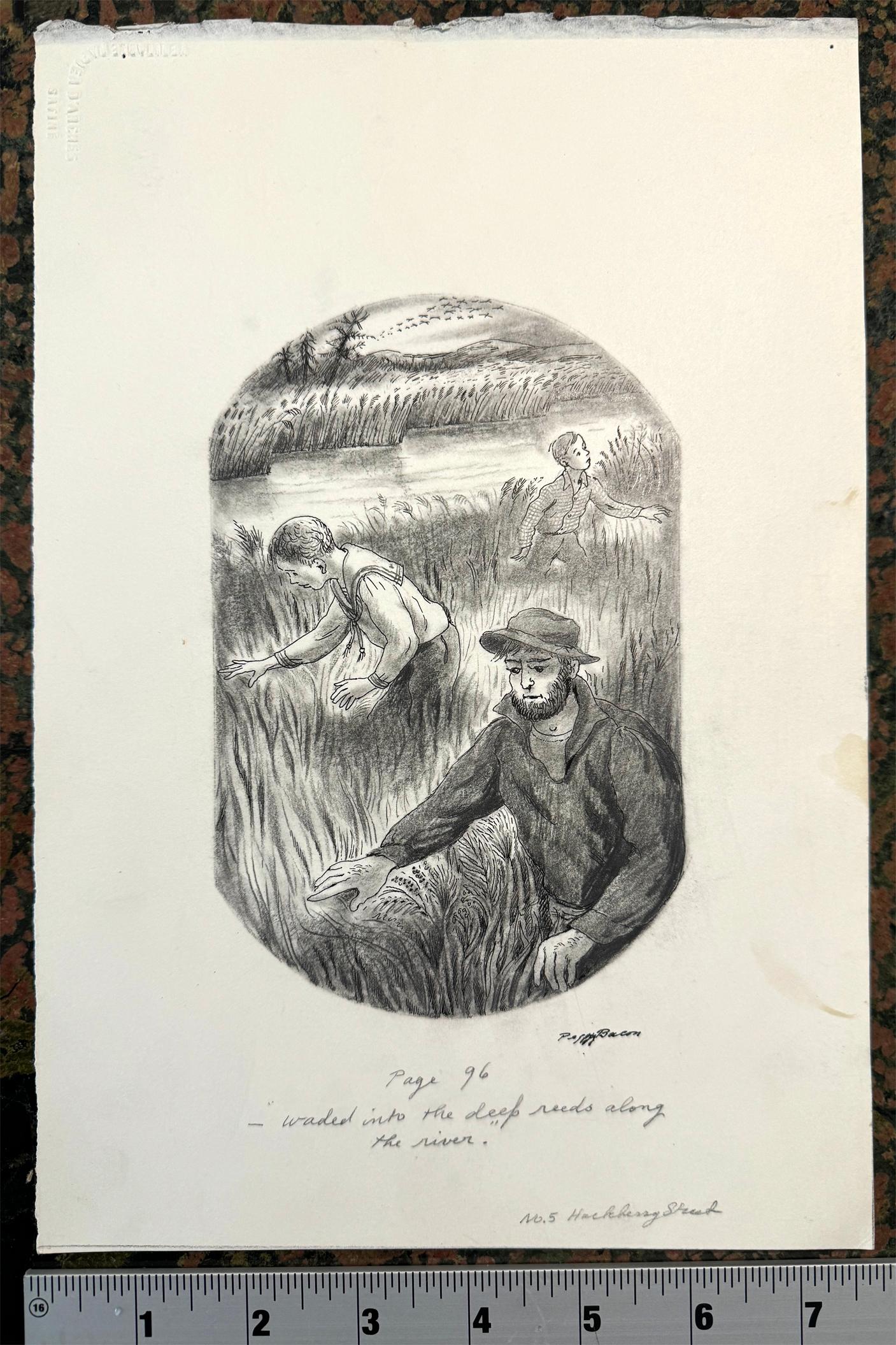 Cercando nell'erba alta - Illustrazione per libri di un'illustratrice donna,  Americana in vendita 6