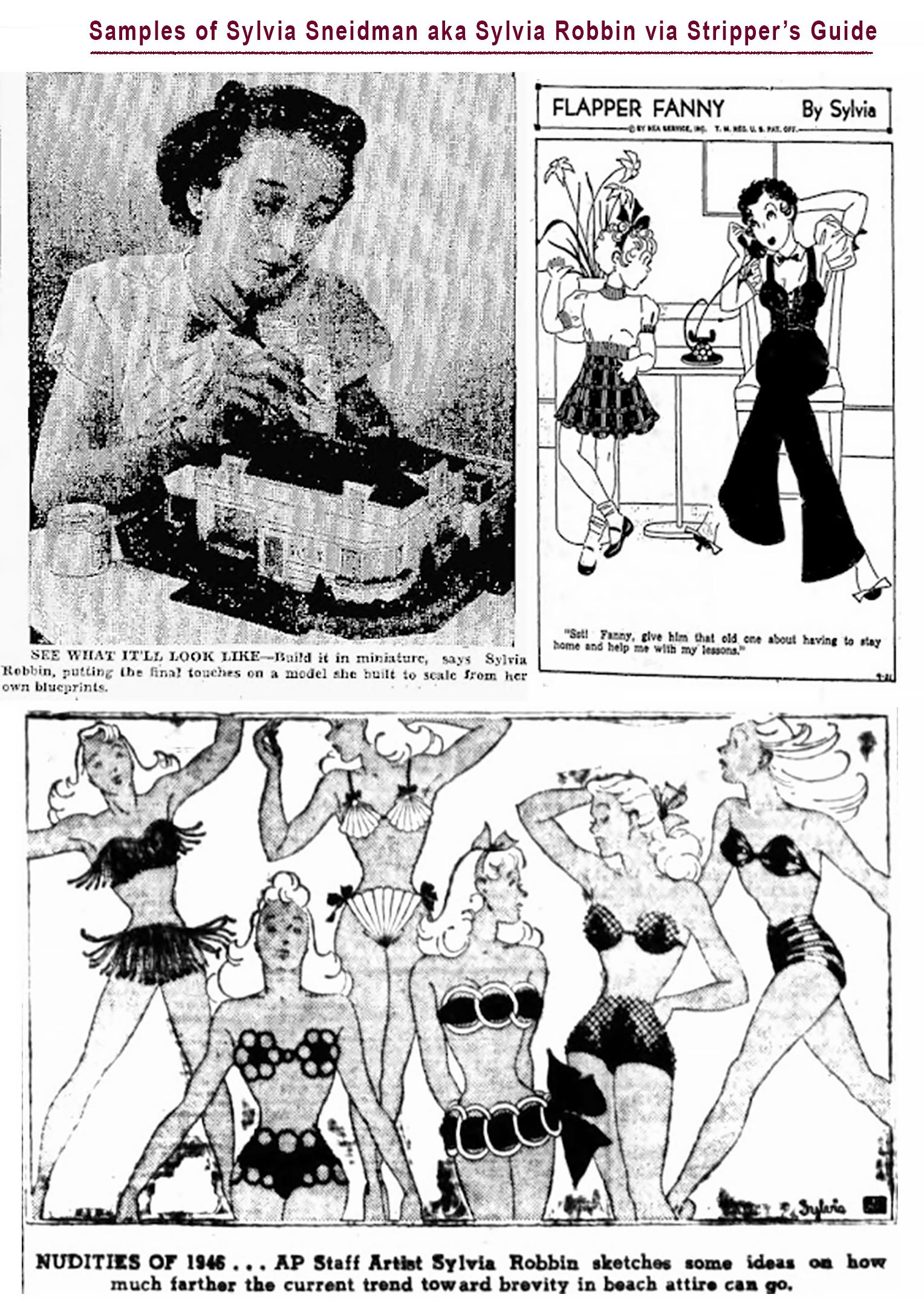 Flapper Fanny - Femme cartooniste de l'âge d'or en vente 5