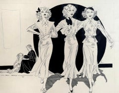 The Three Graces Fantasy Fashion Illustration - Female Illustrator
