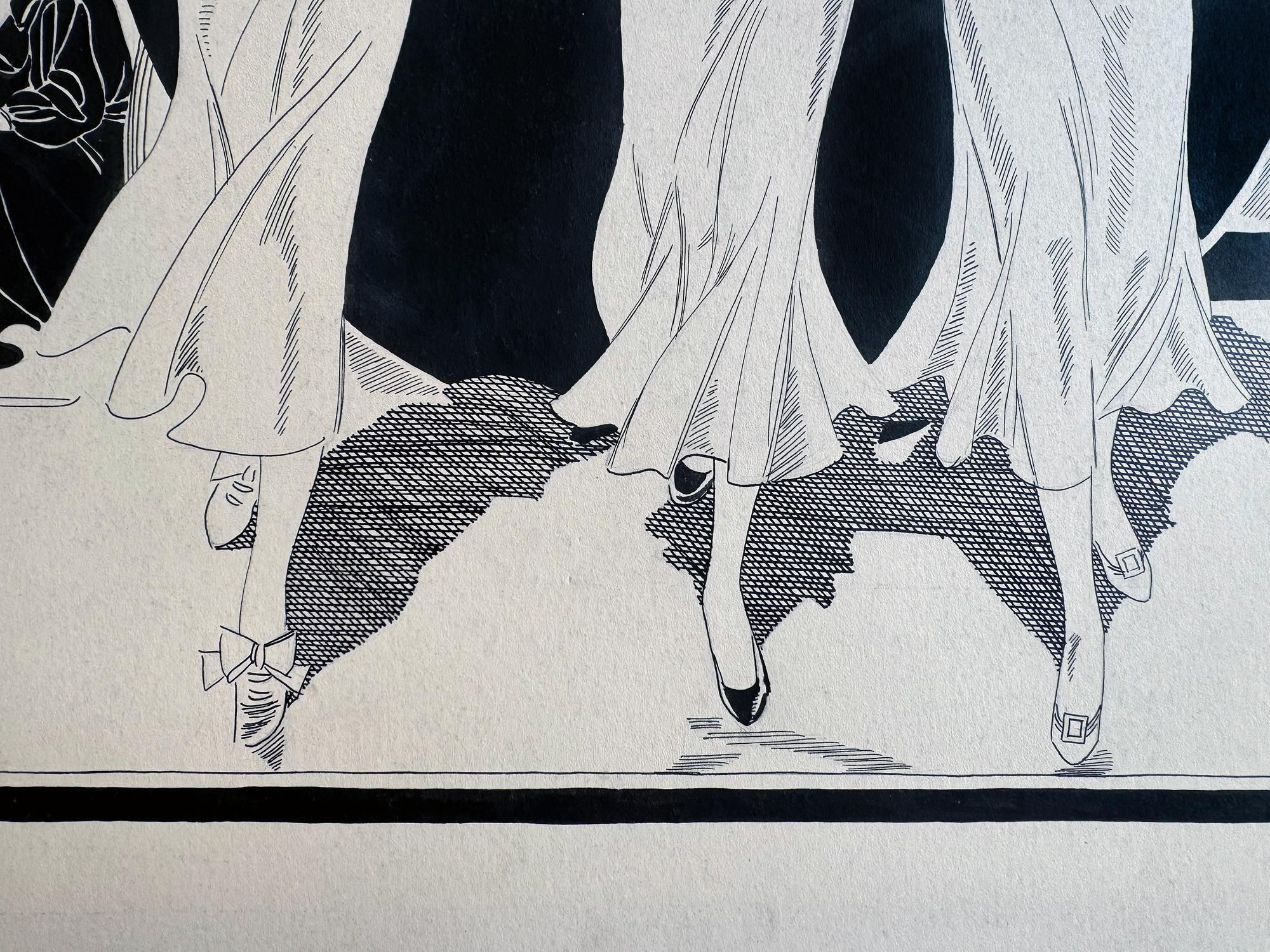 The Three Graces Fantasy Fashion Illustration - Female Illustrator For Sale 1