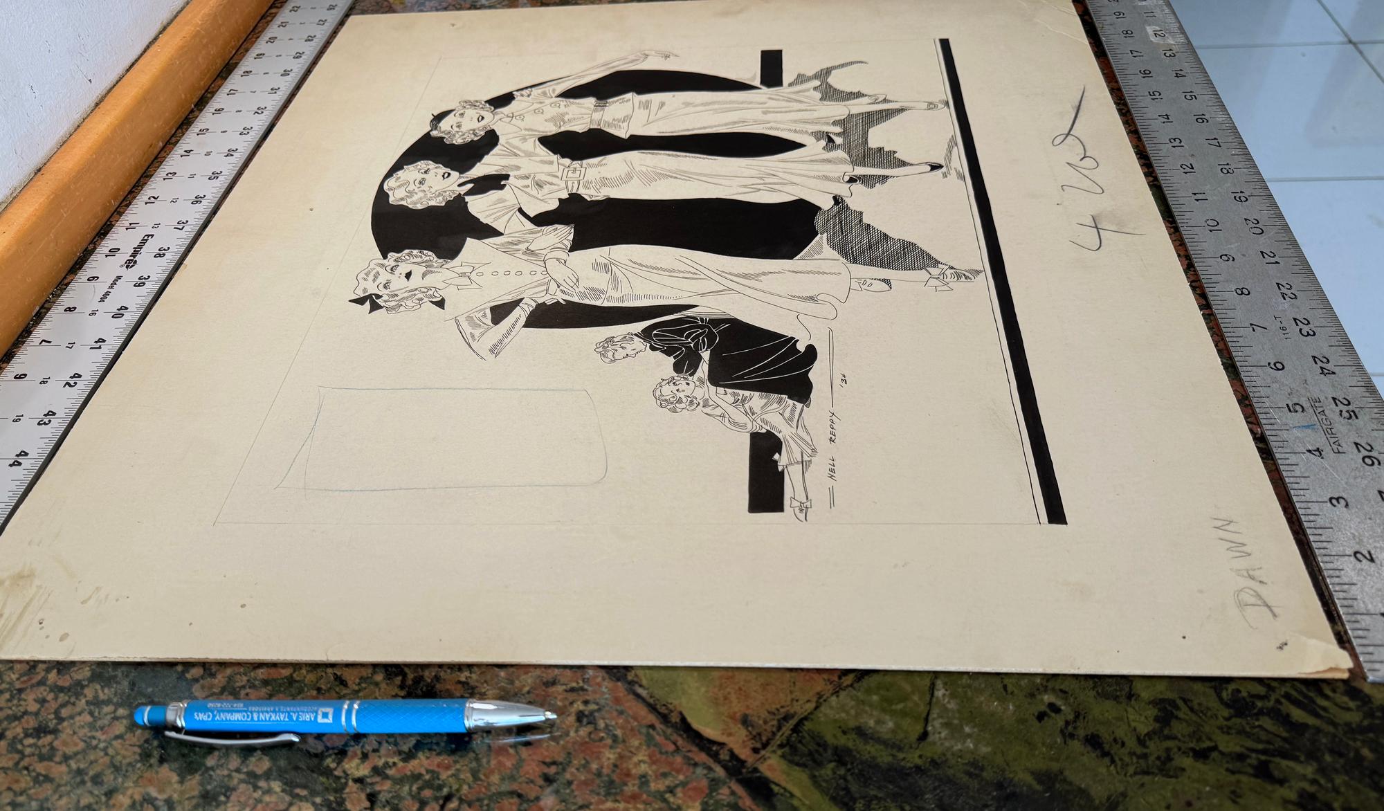 The Three Graces Fantasy Fashion Illustration - Female Illustrator For Sale 2