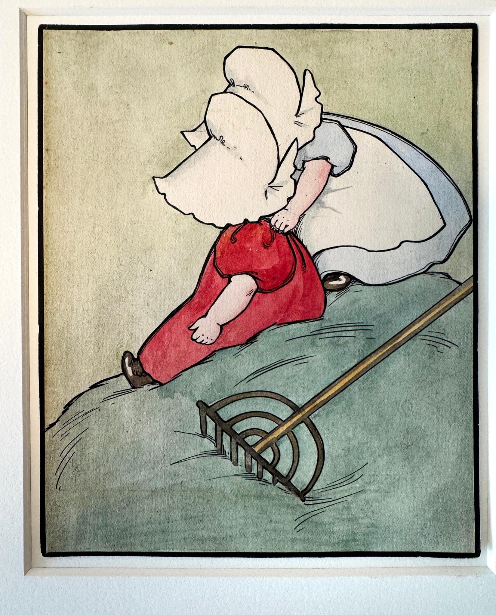 The Sunbonnet Babies - Artiste féminine moderniste en vente 1