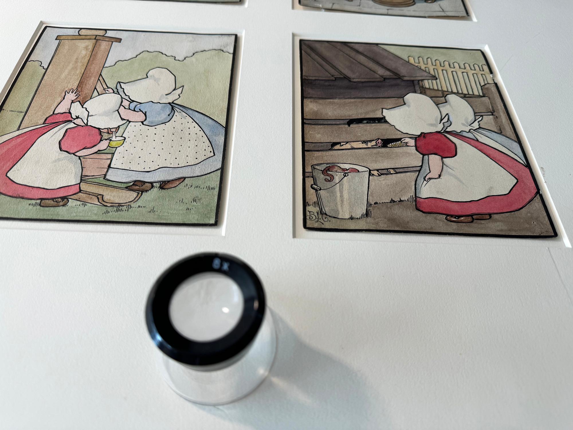 The Sunbonnet Babies - Artiste féminine moderniste en vente 7