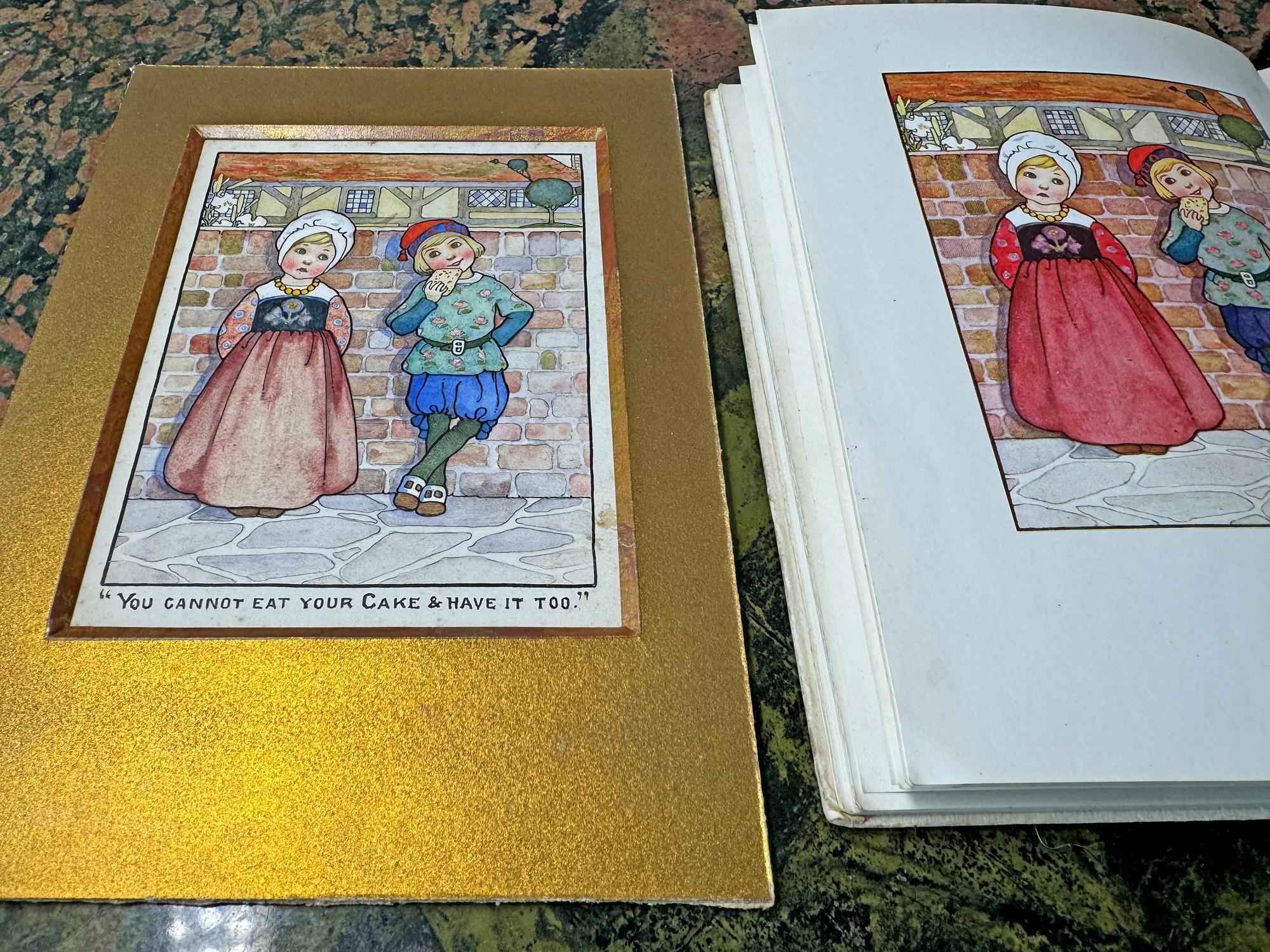 Livre de sagesse pour enfants - Illustration d'une illustratrice féminine - Arts and Crafts en vente 2