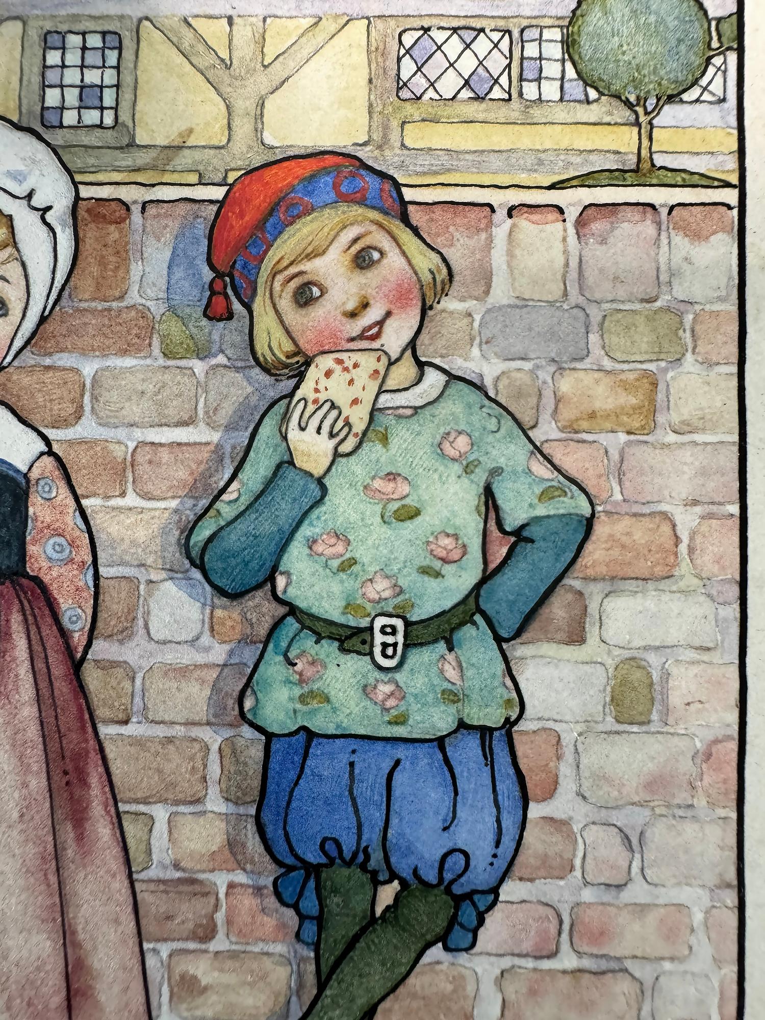 Livre de sagesse pour enfants - Illustration d'une illustratrice féminine - Arts and Crafts en vente 4