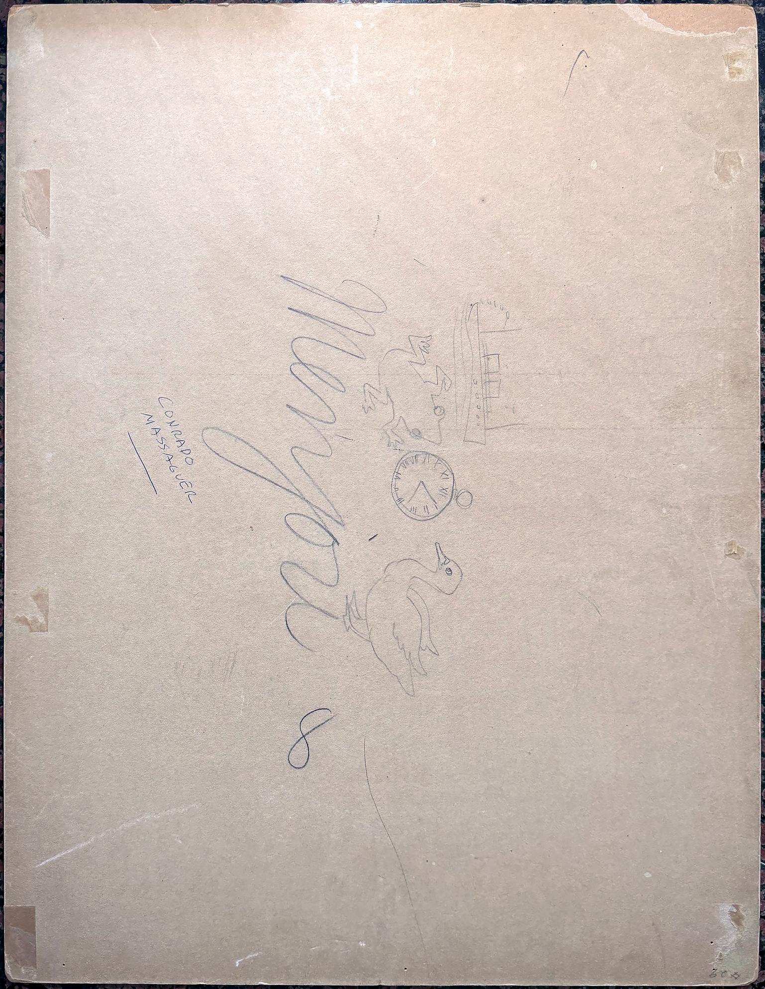 Cuban Artist  - Caricature of Adolphe Menjou Debonair Devil For Sale 7
