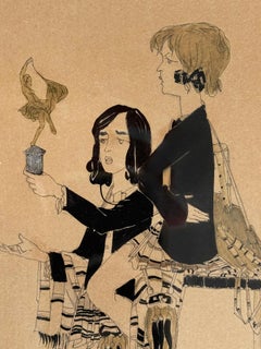 Female Critic - Female Connosieurs - Scottish Female Artist Illustrator