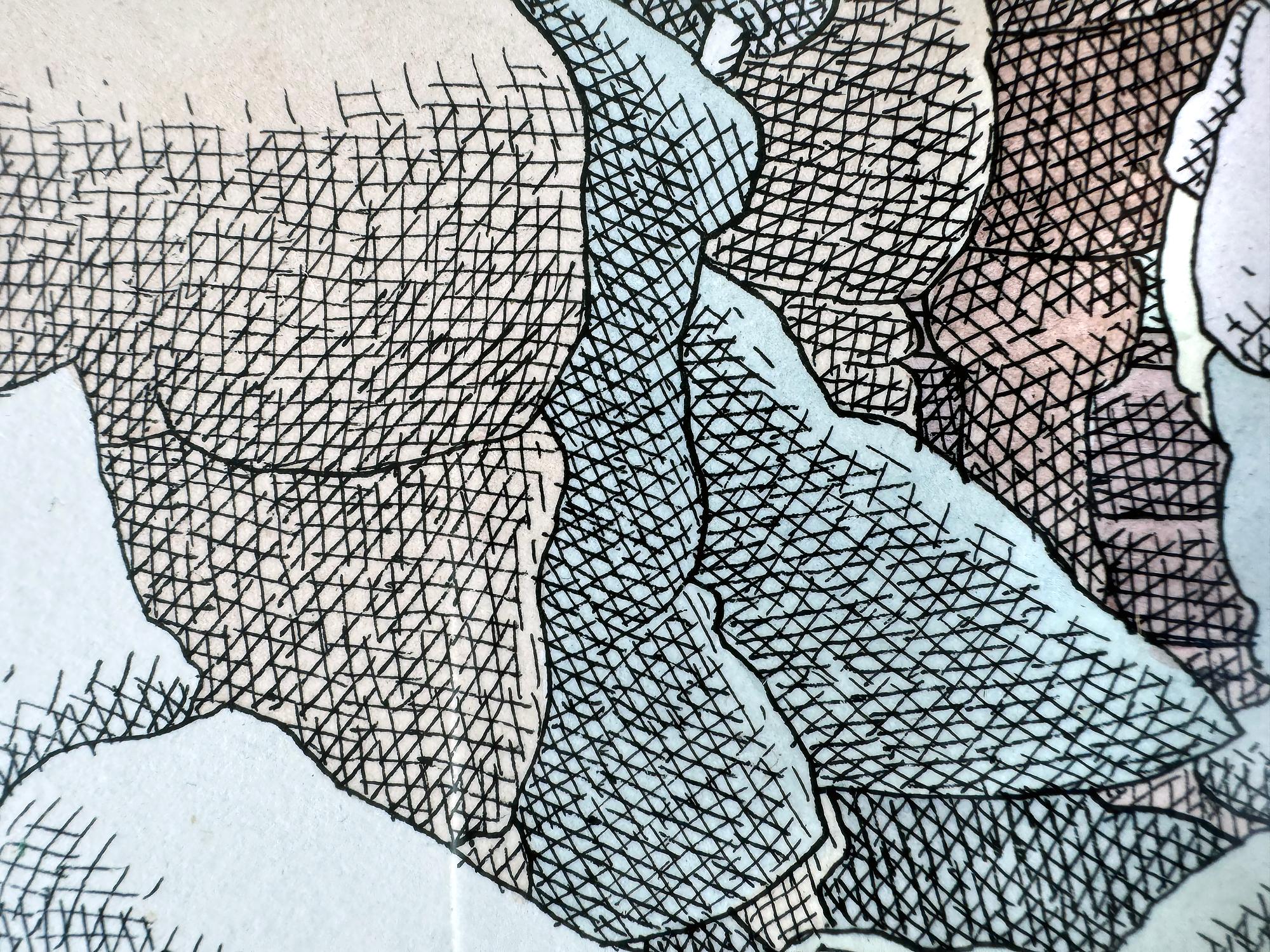 Macabro cartone animato I giocattoli dei bambini attaccano il padre - Cartone animato di Playboy - Portrait Grigio di Gahan Wilson