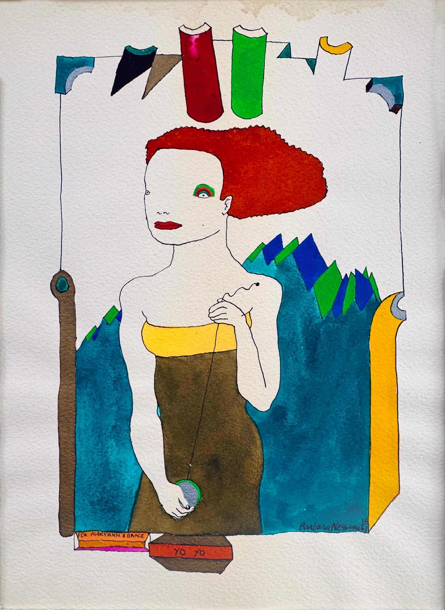 Yo Yo -  Illustratrice féministe - Art de Barbara Nessim