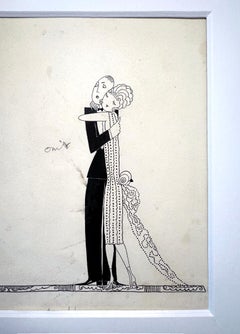 Vanity Fair Illustration High Brow Types with Relationship Issues