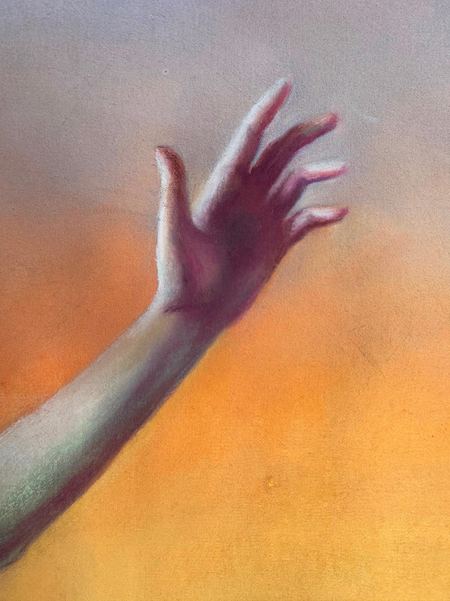 Hiawathas Flitterwochen - Heldenhafte Pose bei Sonnenuntergang (Amerikanischer Impressionismus), Art, von Adelaide Hiebel