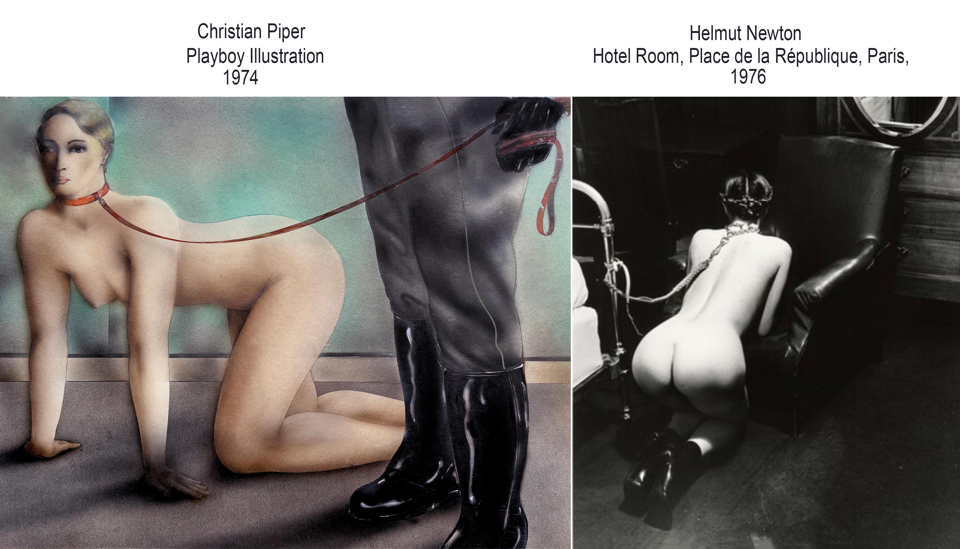 Questa immagine potrebbe non sembrare scioccante oggi, nel 2025, ma nel 1974 ha aperto nuovi orizzonti ed era radicalmente scomoda per lo spettatore medio.  L'illustratore Christian Piper dei Famed Push Pin Studio ha completato nel 1974 la storia