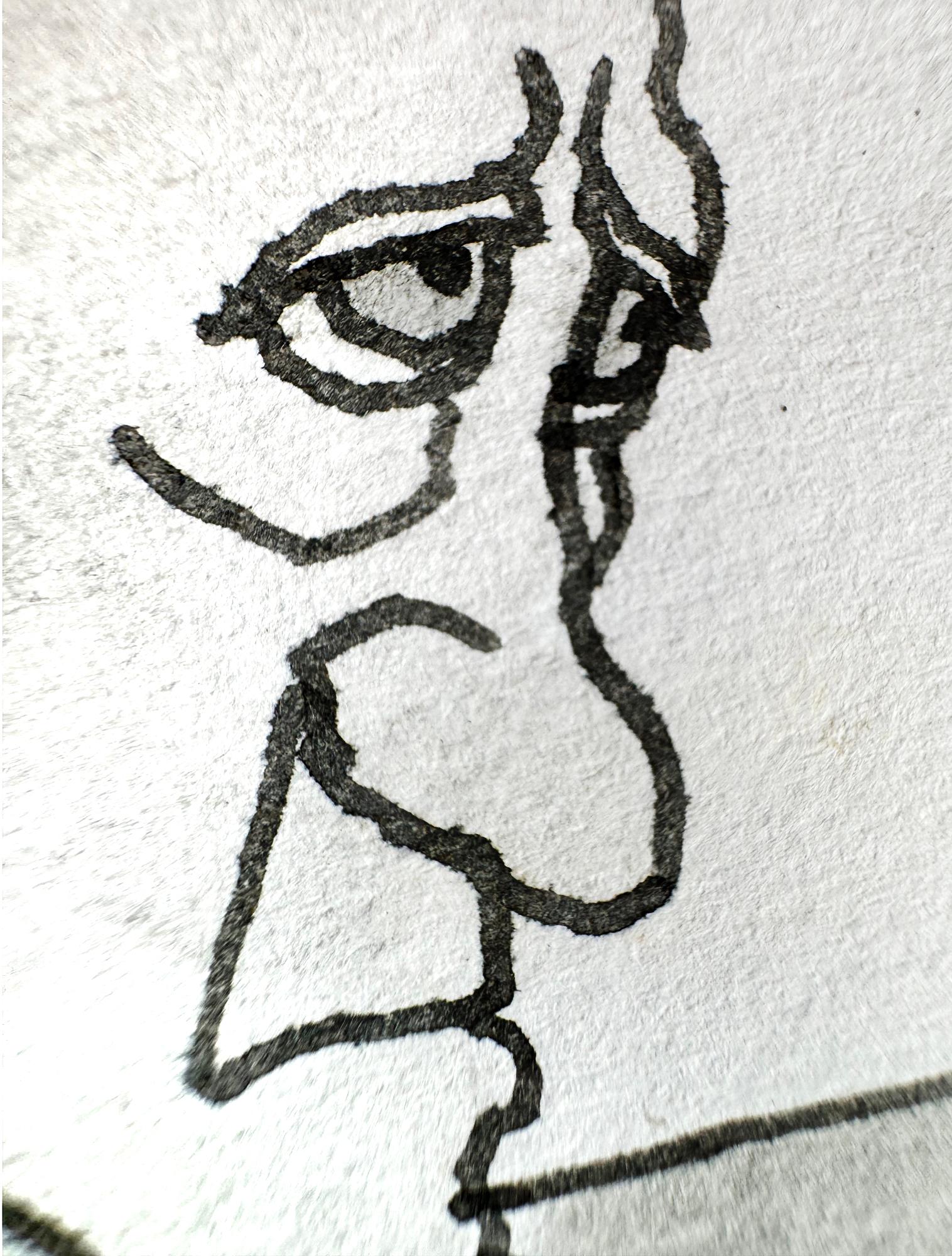 The Worlds Most Miserable Man Gets Bad News - Gray Interior Art by Gahan Wilson