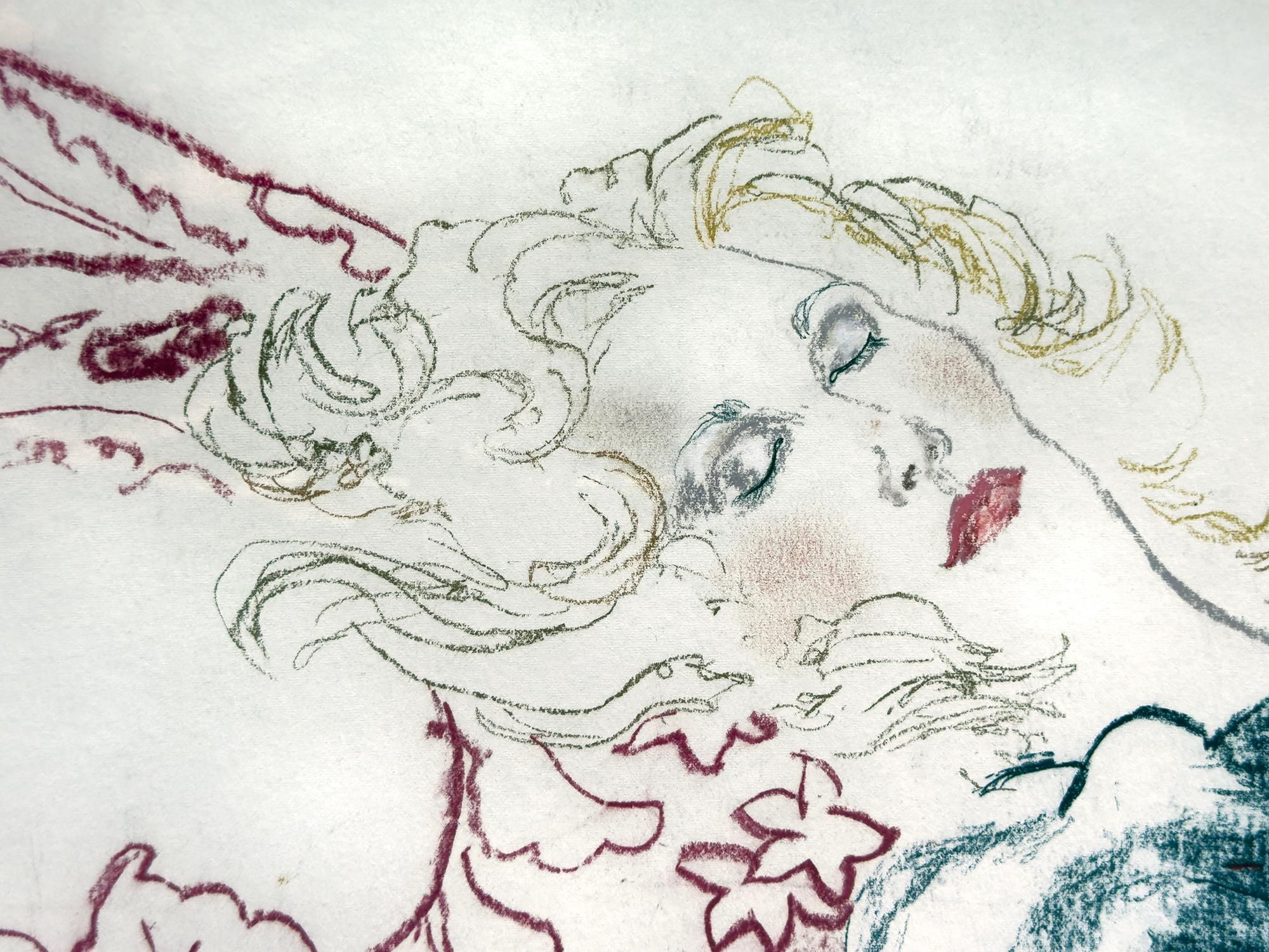 Sexy Mujer Desnuda Masturbándose - Desde la Mirada Femenina - Art de Elizabeth Bennett