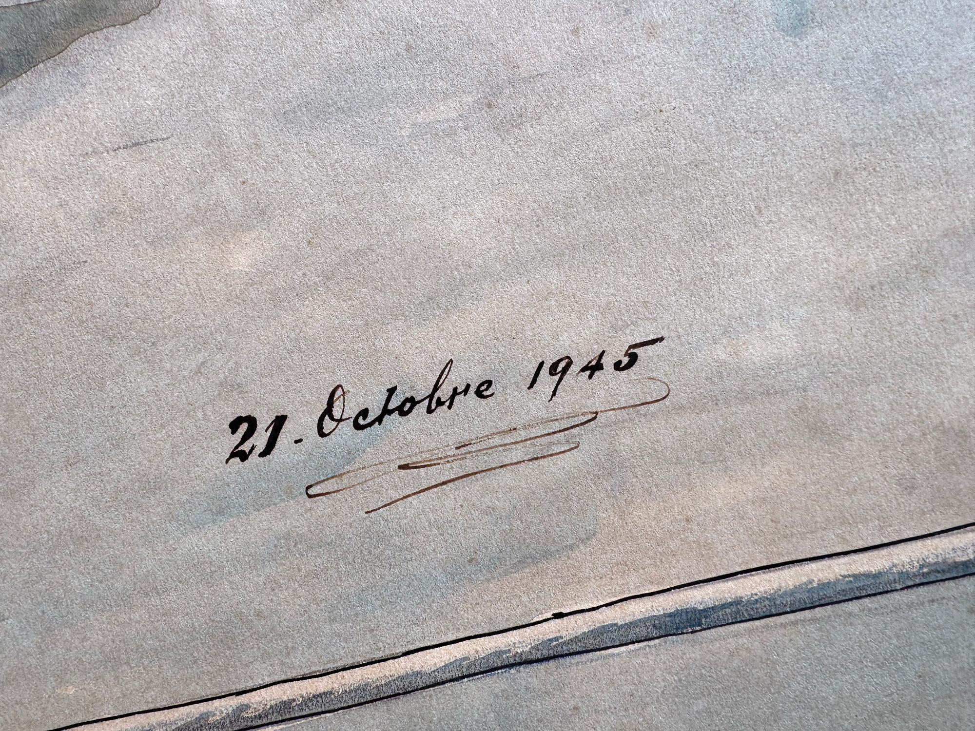 Charles de Gaulle Boxing Match Political Cartoon - Cuban Artist For Sale 8