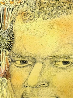 Civil Rights, Anti Racism Portrait of Black Politician Julian Bond