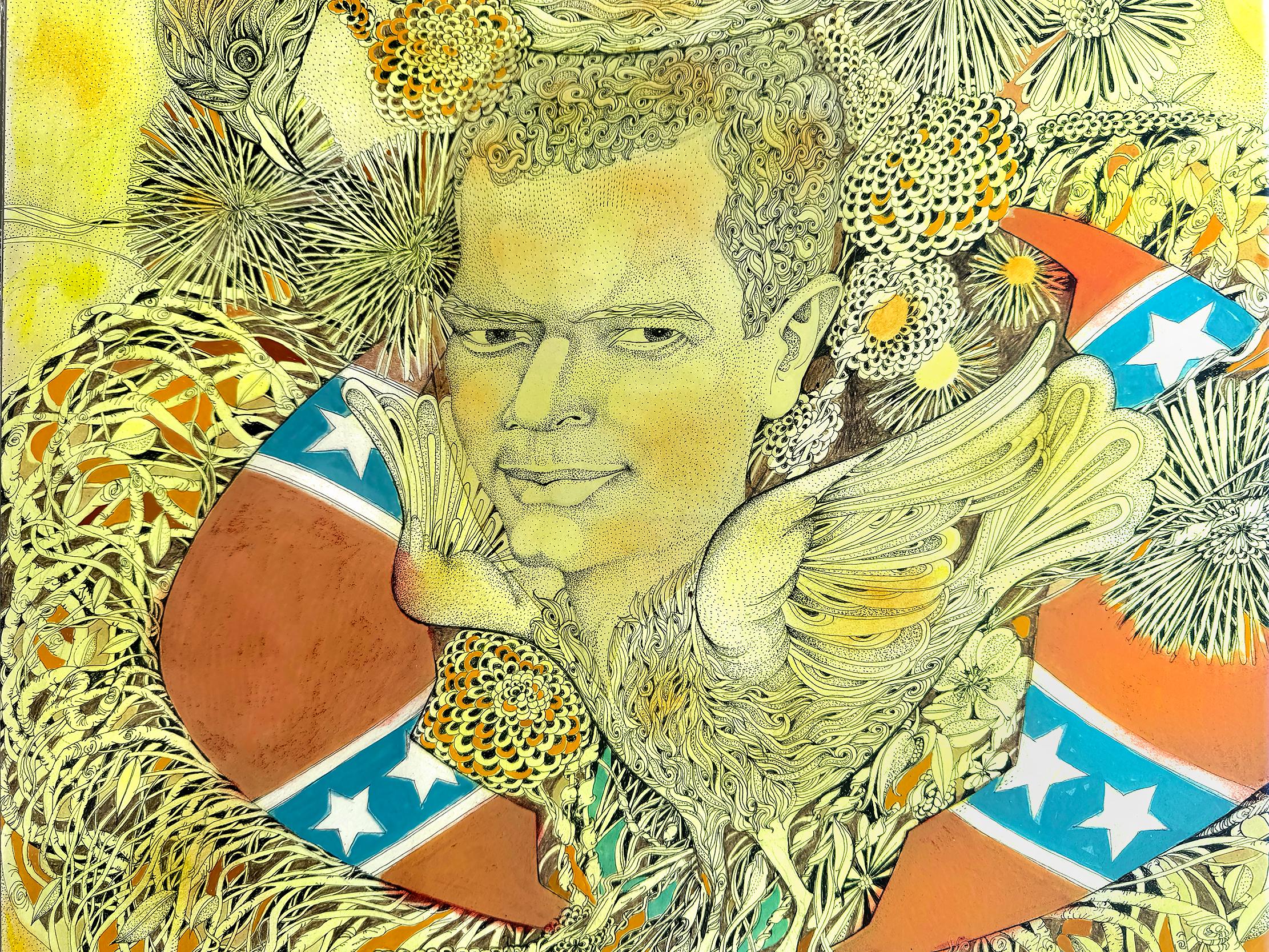 Droits civils, lutte contre le racisme Portrait de l'homme politique noir Julian Bond en vente 1