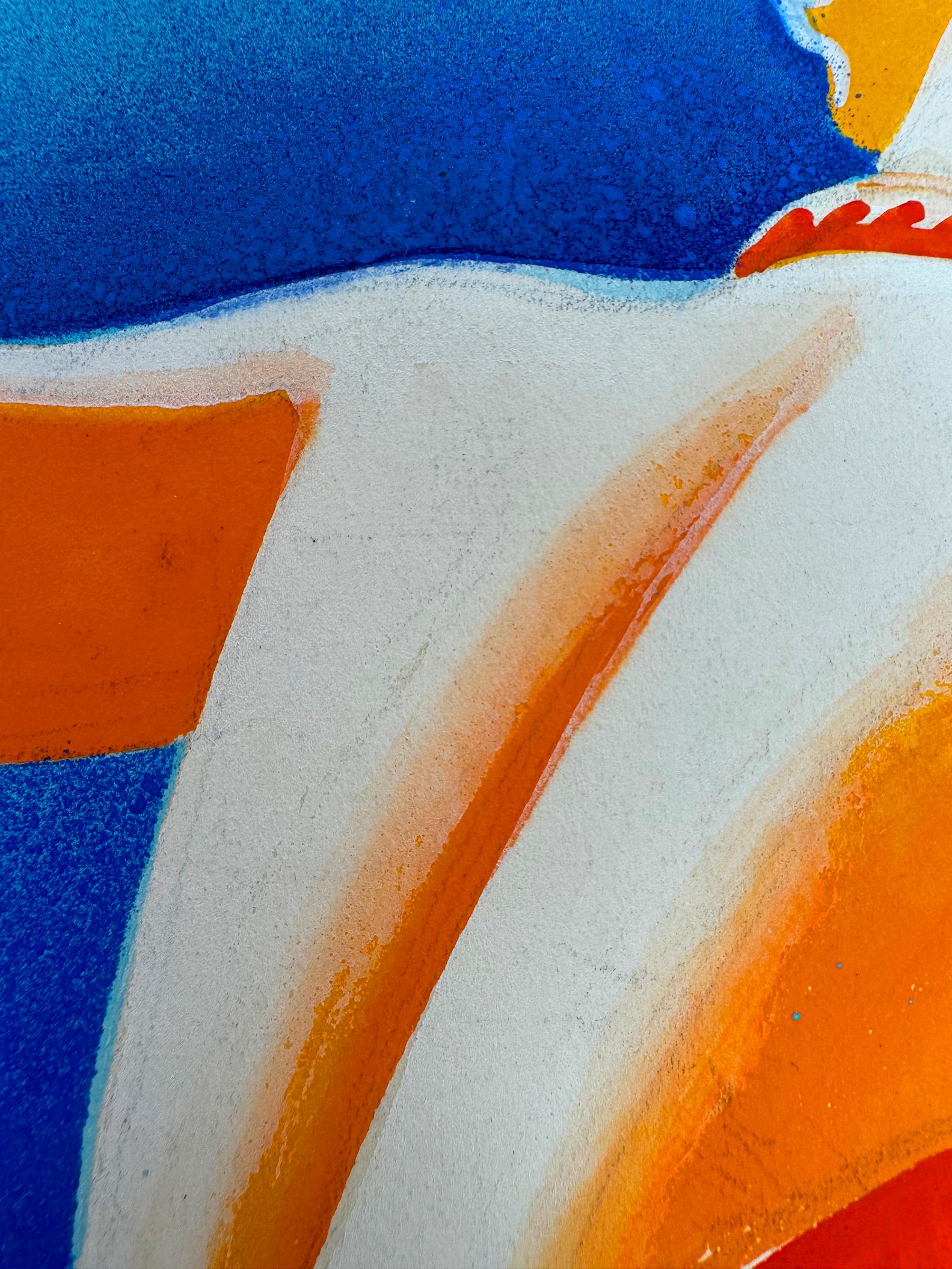 Nadadora Art Decó - Diversión estival - Ilustradora femenina en venta 3