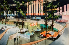 Vintage Mid Century Cars Dealerships of the Future - Automotive