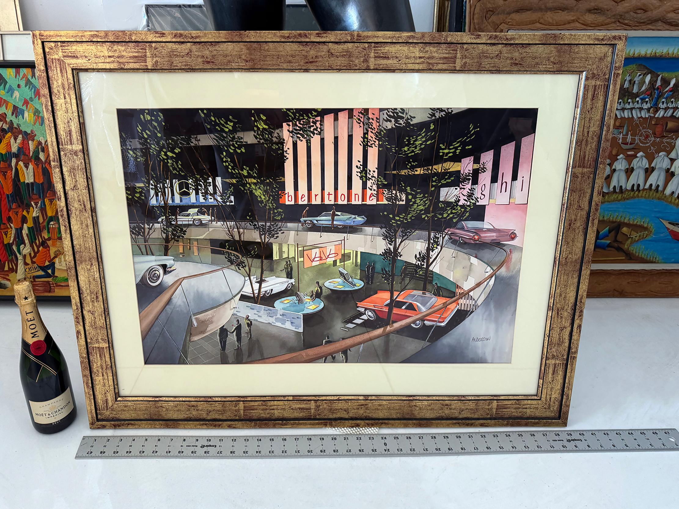 Mid Century Cars - Autohäuser der Zukunft - Automotive im Angebot 10