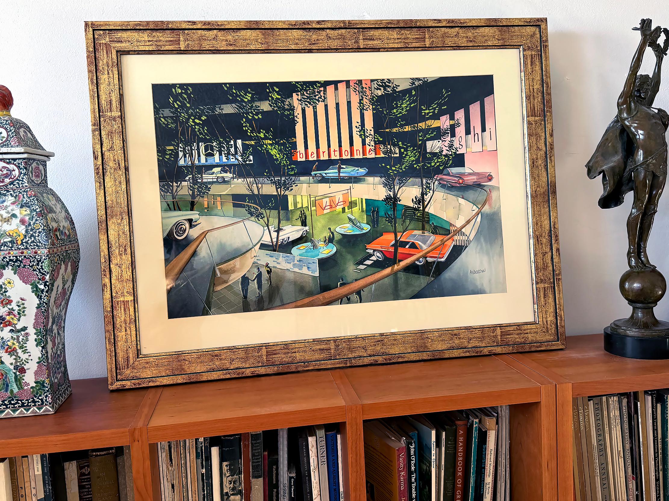 Mid Century Cars - Autohäuser der Zukunft - Automotive im Angebot 11