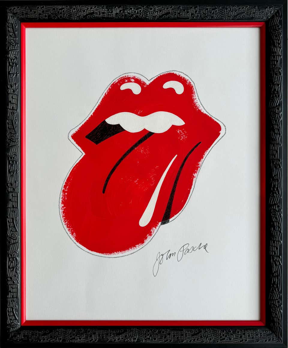 The Rolling Stones Red "Hot Lips" Logo