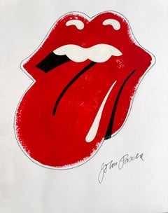 The Rolling Stones Red "Hot Lips" Logo
