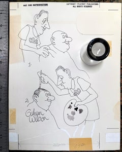 Barber Paints Man's Bald Head - "The Usual, Sir? Yes, Please."