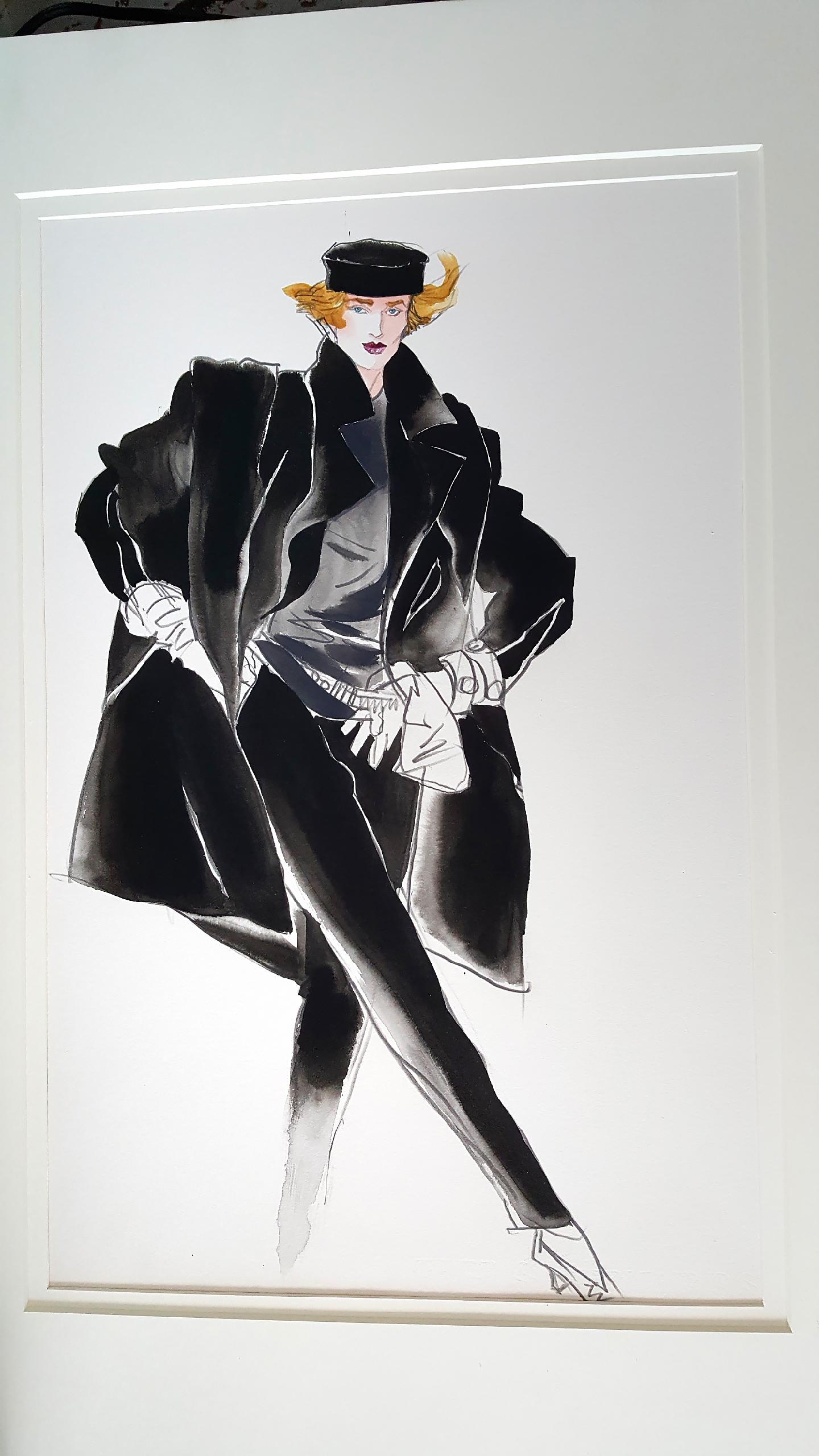 Vogue Magazine Hi Fashion Illustration (Stephen Sprouse) en vente 1