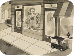 American Modern Drawings and Watercolour Paintings